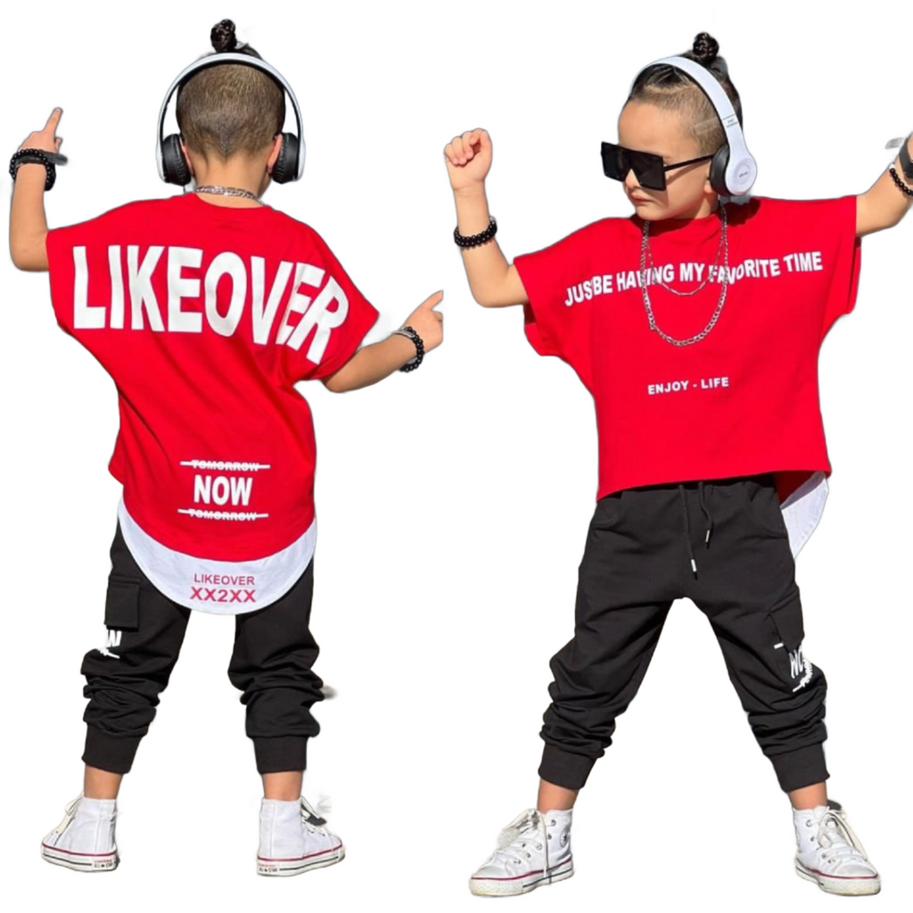 Like Over Boys Jogger Set-4